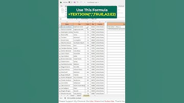 TEXTJOIN Function in Excel #excel #shorts #exceltips #exceltricks