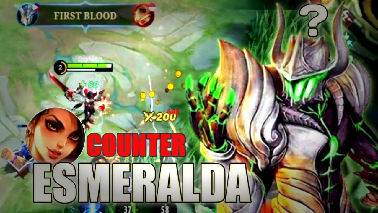 HOW TO COUNTER ESMERALDA USING ARGUS! ARGUS BEST BUILD 2022 MLBB SXYNIX INGAME