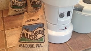 Wheat Berry Grinding - We Used This Flour To Make Home Made Tortillas. Wheat Berry Grinding - We Used This Flour To Make Home Made Tortillas.