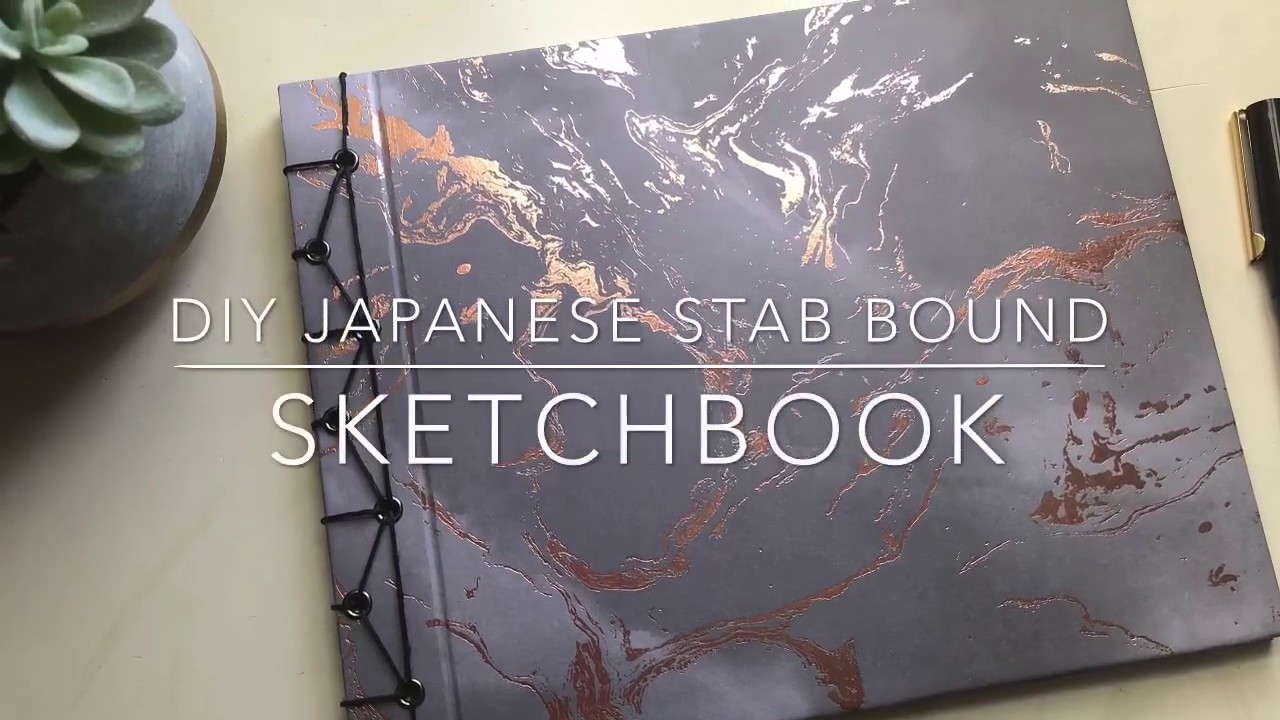 Binding A Japanese Stab Bound Book · Timelapse 