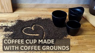 Arabica Cup - Reusable coffee cup made with coffee grounds