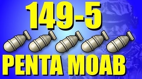 MW3: 149-5 Penta MOAB + EPIC Magic Trick!!!