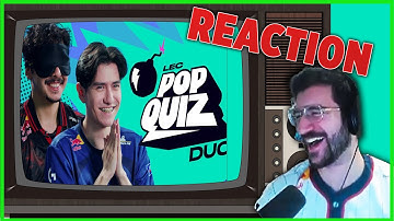 YamatoCannon Reacts to: Describe the Champion | LEC Pop Quiz | 2025 Winter