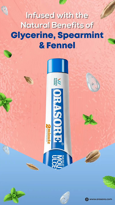 Orasore Mouth Ulcer Gel | Effective Relief From Mouth Ulcers Pain | #shorts #mouthulcer