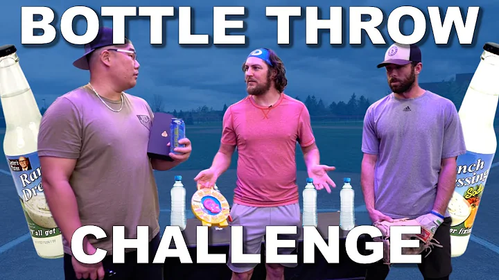 TREVOR BAUER VS ERIC SIM WATER BOTTLE THROW CHALLE...
