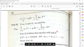 characterization of polynomial || Complex Analysis II || Prof. Maqsood Ali Abbas