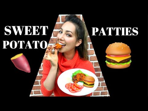 VEGAN SWEET POTATO PATTIES - OIL FREE - 동영상