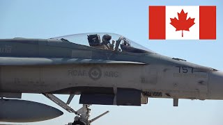 Canadian CF-18 Hornets Fly Air Policing in Romania