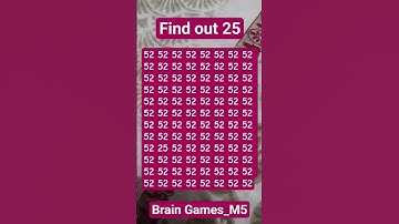 Find odd number #find find out number (25) #gk #quiz #paheliyan