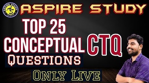 CTQ NIMCET 2022 Manthan Top 25 Questions [Manthan - 8]