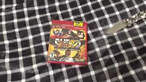 Unboxing Super Street Fighter IV (Greatest Hits) for PS3 12/22/18