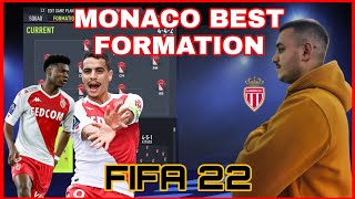 MONACO - BEST FORMATION, CUSTOM TACTICS & PLAYER INSTRUCTIONS! FIFA 22