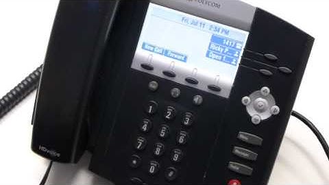How to redial number using Polycom IP 450