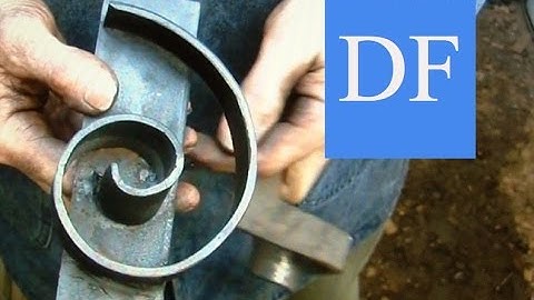 Blacksmithing Project - Forging a Small Scroll Form