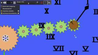 Phun   clock with pendulum