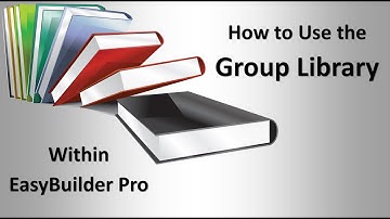 How to use the Group Library to save a group of objects with Weintek