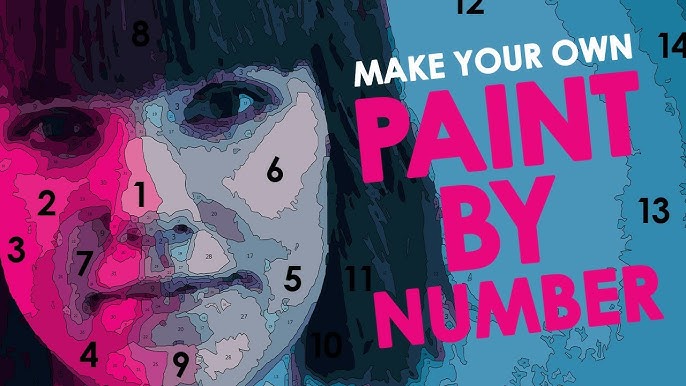 DIY Paint by Numbers Kit for Adults, Canvas Oil Painting Digital Paint by  Number