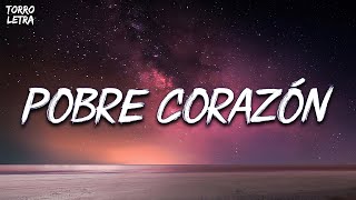 Video thumbnail of "Ke Personajes - Pobre Corazón (Letra/Lyrics) feat. Onda Sabanera"