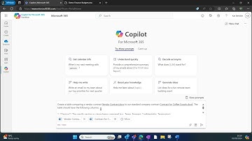 Compare Contracts using Copilot Chat