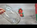 Que hacer con frascos de vidrio en Navidad?