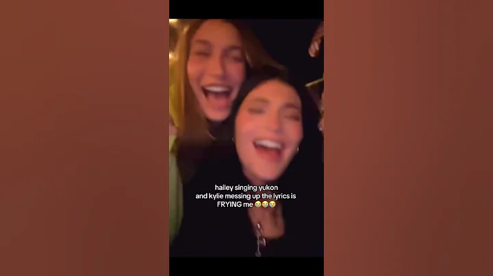Kylie and hailey singing Yukon new viral video #viralvideo #trending #kyliejenner #daaanibee #yt