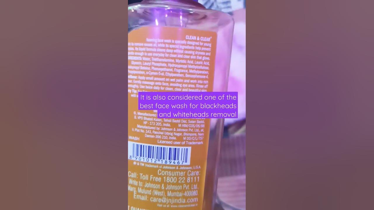 clean and clear face wash benifits 🥰 deificbeauty YouTube