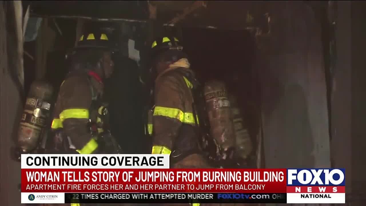 Woman jumps from balcony to escape apartment fire at Maison De Ville ...