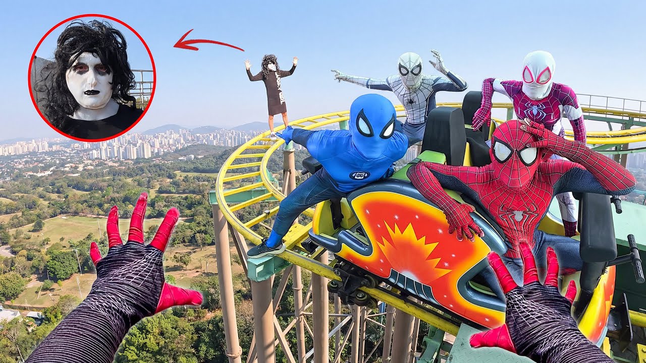 The Battle Between Team Spider-Man and Serbian Dancing Lady | Who Will Be the Winner? ( Action POV )