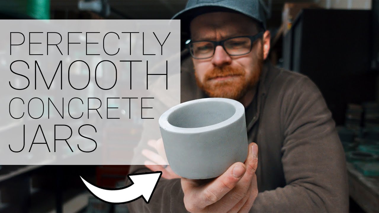 How To Make PERFECTLY Smooth High-End Concrete Jars Every Time