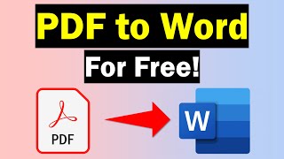 List of 10+ how to convert pdf to word free
