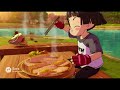Pan catches and eats a fish over 1000 times her size!