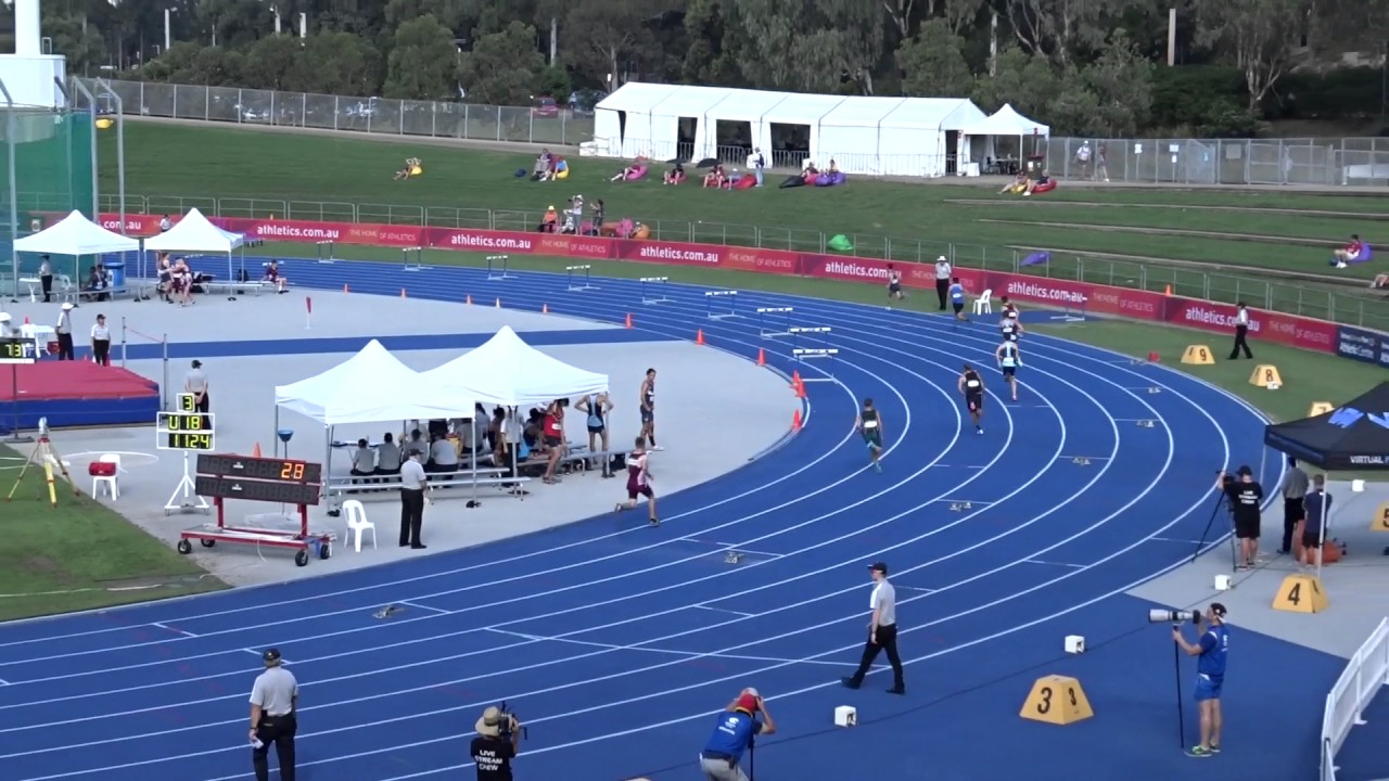 U18yrs 400m Hurdles Men Final, Australian Athletics Championships