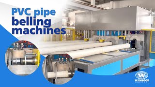Auto PVC Pipe Belling Machine Add Seals PVC Pipe Socketing Machine Plastic Pipe Make Machine