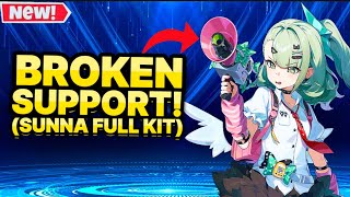 Sunna The New Best Physical Support Insane Buffs & Team Dmg 2.6 Full Kit Zenless Zone Zero