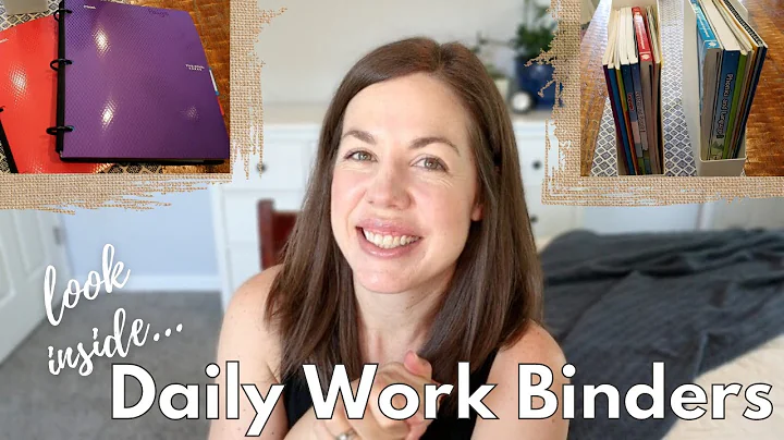 Homeschool Daily Work Binders II Flip-through & Preparing Binders II Homeschool Organization