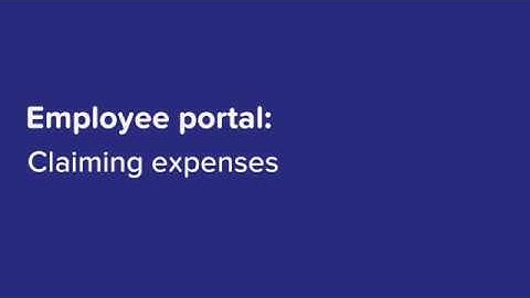 HOW TO:  Claiming expenses via the ESS within Your Payroll Software