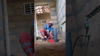 Today we installed our PPR pipe layout and before covering everything with plaster.