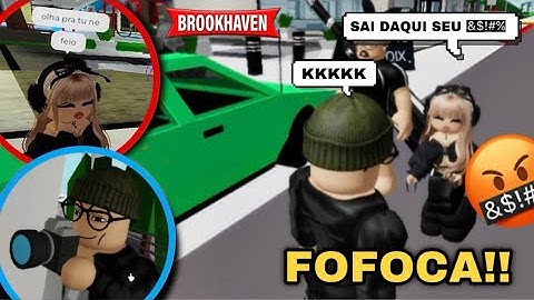 NAO ACREDITO QUE VI ISSO NO ROBLOX!!! (Fofocando no brookhaven)