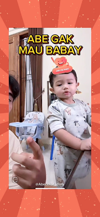 REALIZED LATE 😭 ABE DOESN'T WANT TO HAVE A BABY 🤣 #abecekut #abedaily #abeabeabe #familyvlog #cut...