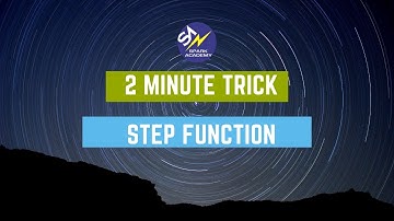 Step Function| 2 minutes concept|JEE|BITSAT|EAMCET|VIT|SRM