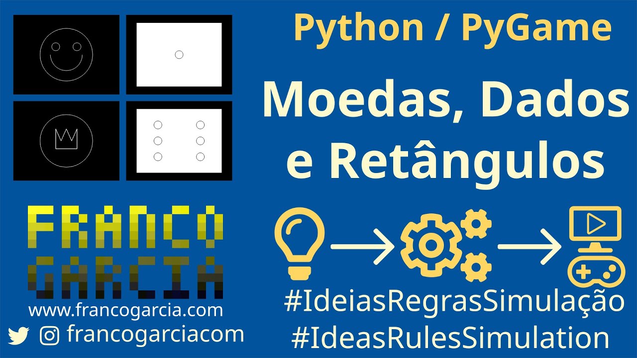 Moedas, Dados e Retângulos (Ideias, Regras, Simulação - Python / PyGame ...