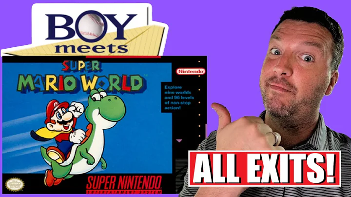SUPER MARIO WORLD 100% run! SNES walkthrough complete