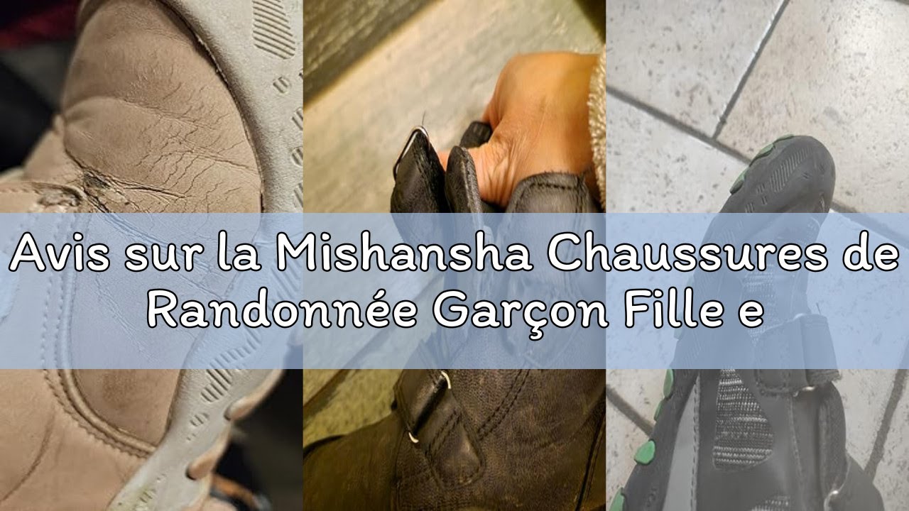 Chaussures Randonnée Enfant Antidérapantes Légères – Mishansha, Confort & Protection Plein Air