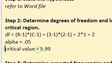Chapter 17: Part 3 (Calculating Chi-Square Test for Independ