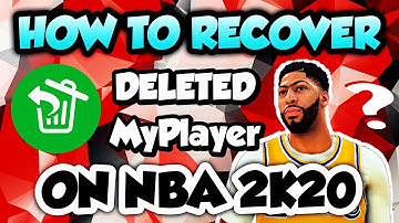 How to RECOVER DELETED MyPlayer on NBA2K20