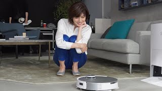 内田有紀、動いてるロボット掃除機に「癒される」／エコバックスジャパンCM＋メイキング・インタビュー