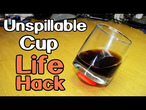 Make A Unspillable Cup - LifeHack