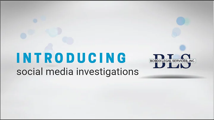 Introducing Social Media Investigations