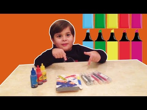 Mister ANDREA ხსნის ფლომასტერების ლაბორატორიას . Open the laboratory markers