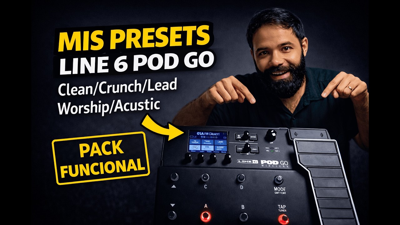 Mis Presets LINE 6 POD GO (Pack Funcional)